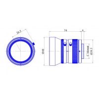 2/3 inch Format 9mm F1.4-16,Close High Resolution Super 5 Megapixel Lens